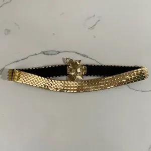 Vintage | Accessories | Vintage Golden Armored Belt | Poshmark display picture 1